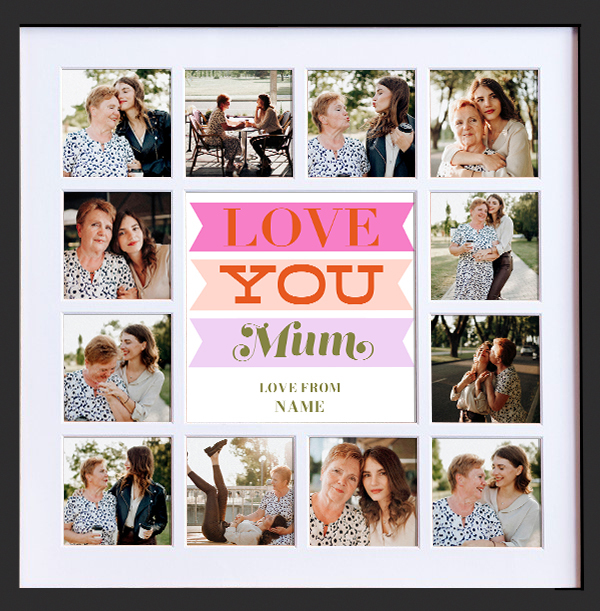 Love You Mum Photo Collage Frame