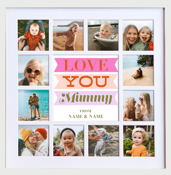 Love You Mummy Photo Collage Frame