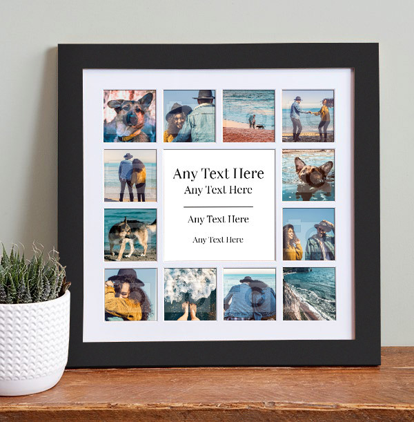 Any Text Photo Collage Frame