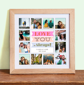 Love You Always Collage Photo Frame
