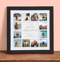 Tap to view Personalised Anniversary Photo Collage Frame