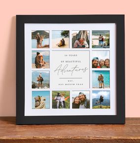Photo of Personalised Anniversary Photo Collage Frame