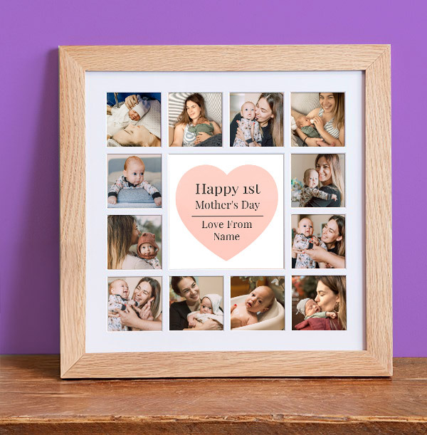 1st Mothers Day Photo Collage Frame