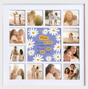 Photo of Mum Daisy Design Photo Collage Frame