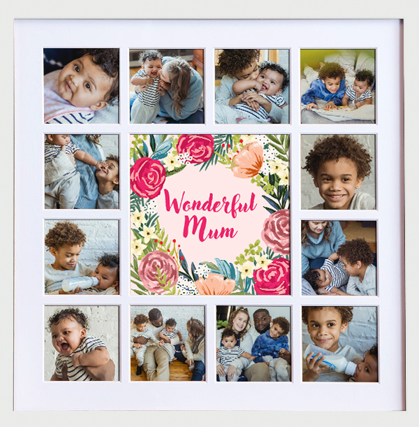 Wonderful Mum Photo Collage Frame