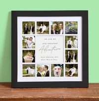 Tap to view Mr & Mr Wedding Photo Collage Frame