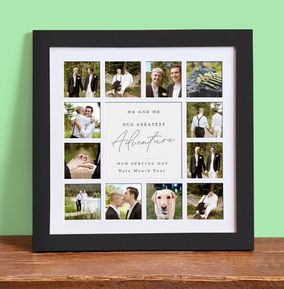 Photo of Mr & Mr Wedding Photo Collage Frame