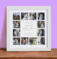 Tap to view Mr & Mrs Wedding Photo Collage Frame