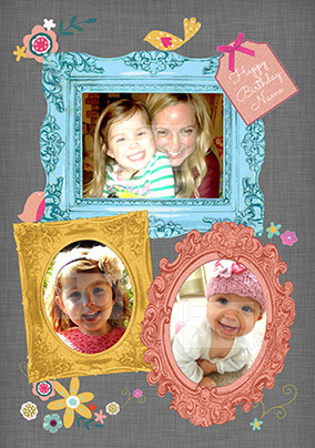 Picture Frame Birthday Card - General