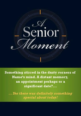 Cover Stories - A Senior Moment