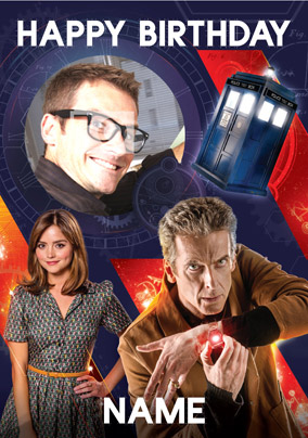 Dr Who - Photo Upload Happy Birthday