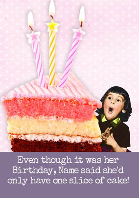 Emotional Rescue - Only the one slice of Cake