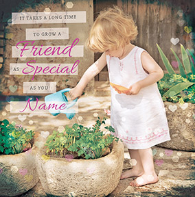 Hand on Heart Special Friend Birthday Card