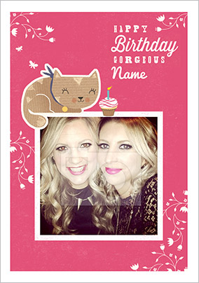 Kiki - Birthday Card Photo Upload Gorgeous Friend