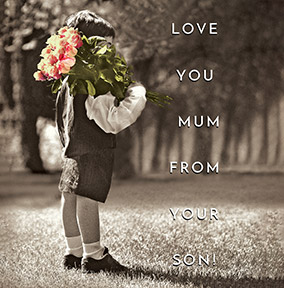 Love You Mum Personalised Card