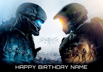 Halo Birthday Card - Happy Birthday