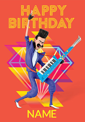 Despicable Me Balthazar Bratt Personalised Birthday Card