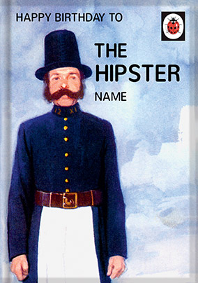 Hipster Ladybird Book Birthday Card