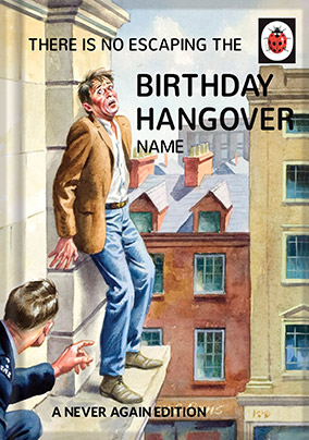 Hangover Ladybird Book Birthday Card