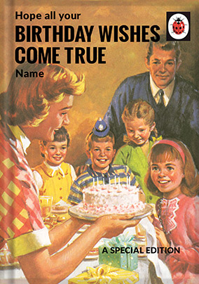 Birthday Wishes Ladybird Book Birthday Card