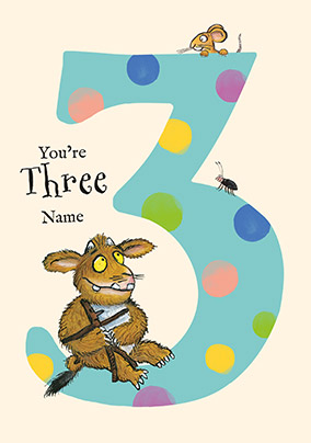 The Gruffalo - 3rd Birthday Personalised Card