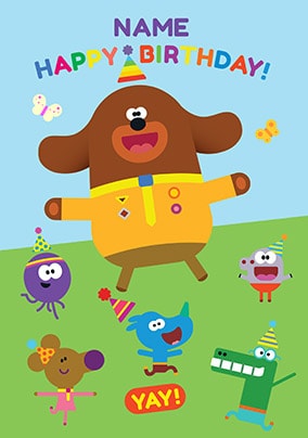 Hey Duggee - Personalised Birthday Card