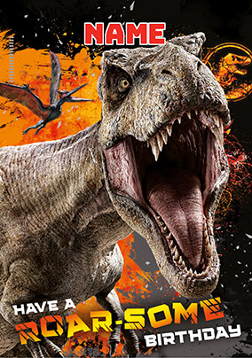 Jurassic World - Roarsome Birthday Card