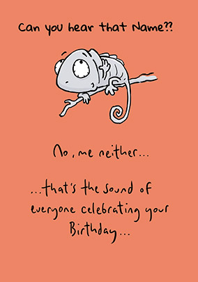 Leon - Can You Hear That Personalised Card