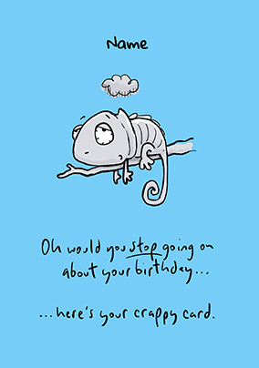 Leon - Would You Stop Personalised Card
