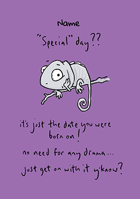 Leon - Special Day Personalised Card