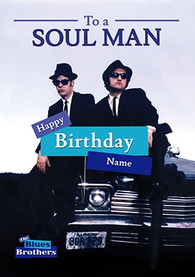 Blues Brothers Personalised Card