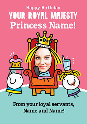 Royal Majesty Princess Photo Card
