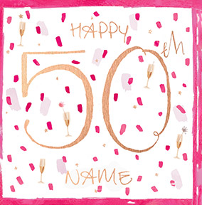 Sassy 50th Birthday Card