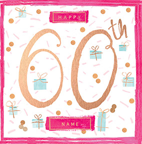 Sassy 60th Birthday Card