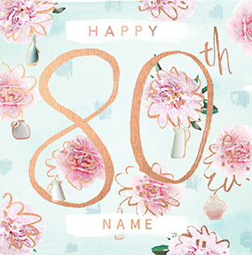 Sassy 80th Birthday Card