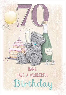 Me To You - 70th Birthday Card