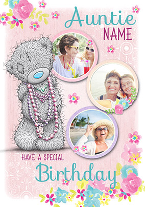 Me To You - Multi Photo Upload Auntie Birthday Card
