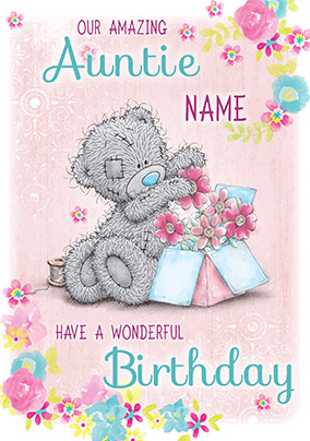 Me To You - Amazing Auntie Birthday Card