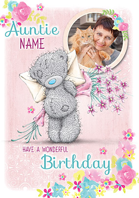 Me To You - Photo Upload Auntie Birthday Card