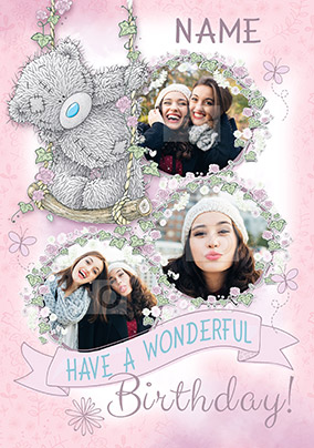 Me To You - Wonderful Birthday Multi Photo Upload Card