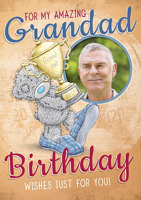 Me To You - Grandad Photo Upload Birthday Card