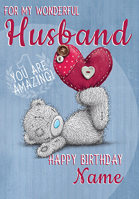 Me To You - Wonderful Husband Birthday Card