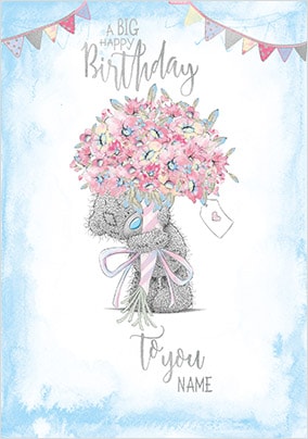 Me To You - A Big Happy Birthday Personalised Card