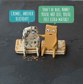 Cheesy Birthday Card - Not Old just Extra Mature!