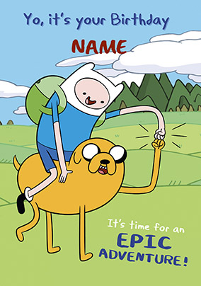 ZDSIC - OUT OF LICENSE 12/2022 - Finn & Jake Epic Birthday Card - Adventure Time