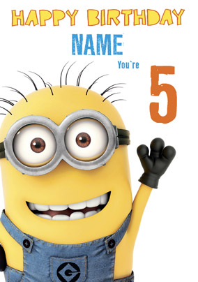 Despicable Me 2 - You are 5 Minion Card