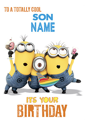 Despicable Me 2 - Totally Cool Minion Son Birthday