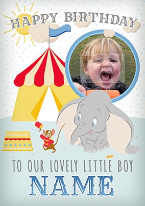 Dumbo Birthday Card Little Boy