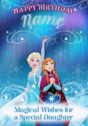 Disney's Frozen Birthday Card - Special Daughter