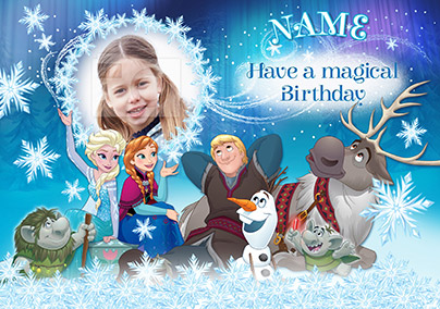 Disney's Frozen Birthday Card - Magical Birthday Photo Upload